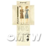 Miniature DIY Simplicity Dress Pattern Packet (DPD035)