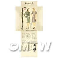 Miniature DIY Simplicity Dress Pattern Packet (DPD037)