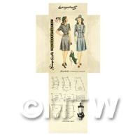 Miniature DIY Simplicity Dress Pattern Packet (DPD038)