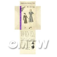 Miniature DIY Hollywood Dress Pattern Packet (DPD045)