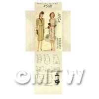 Miniature DIY McCall Dress Pattern Packet (DPD051
