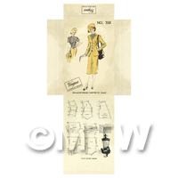 Miniature DIY Vogue Dress Pattern Packet (DPD058)