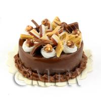 Dolls House Miniature Orange Chocolate Cake 