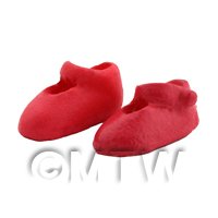 Dolls House Miniature Pink Childrens Shoes
