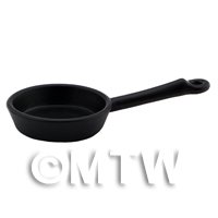 Dolls House Miniature High Quality Small Black Metal Frying Pan