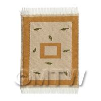 Dolls House Art Deco MINI Rectangular Carpet / Rug (admini02)