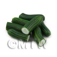 Dolls House Miniature Handmade Half Cucumber