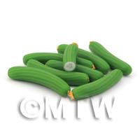 Dolls House Miniature Handmade Whole Cucumber