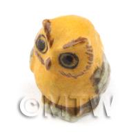 Dolls House Miniature Yellow Tawny Owl