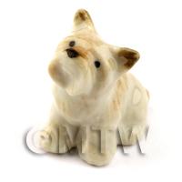 Dolls House MIniature Ceramic Scottie  Dog