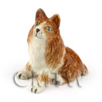 Dolls House Miniature Ceramic Collie Dog