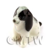 Dolls House Miniature Ceramic Spaniel Dog 