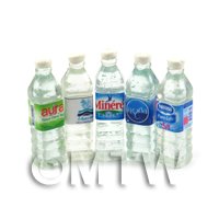 Dolls House Miniature  Selection of 5 Water Bottles