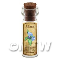 Dolls House Apothecary Alkanet Herb Short Colour Label And Bottle