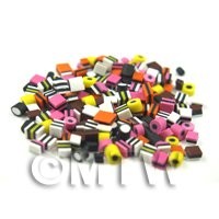 100 Mixed Handmade Dolls House Miniature Liquorice Allsorts