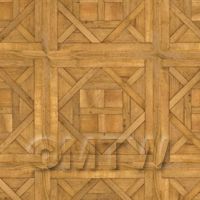 Dolls House Aremberg Large Panel Parquet With Cross Frame Floor