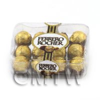 Dolls House Miniature Box of 12 Ferrero Rocher in box