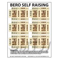 Dolls House Miniature Sheet of 6 Bero White Self Raising Flour Boxes
