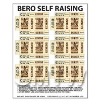 Dolls House Miniature Sheet of 6 Bero White Self Raising Flour Boxes