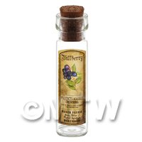 Dolls House Apothecary Billberry Herb Long Colour Label And Bottle