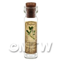 Dolls House Apothecary Bogbean Herb Long Colour Label And Bottle