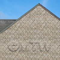 stone paper in setting to show scale