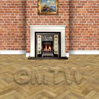 stone paper in setting to show scale