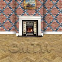 stone paper in setting to show scale