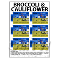 Dolls House Miniature Packaging Sheet of 6 Broc & Cauli Cup a Soup