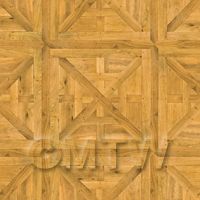 Dolls House Caserta Large Panel Parquet Wood Effect Flooring