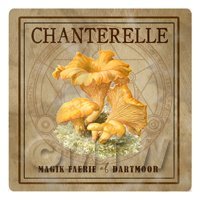 Dolls House Miniature Apothecary Chanterelle- Fungi Colour Box Label