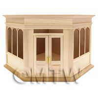 Dolls House Miniature Double Bay Corner Shop Kit