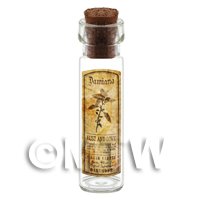 Dolls House Apothecary Damiana Herb Long Sepia Label And Bottle