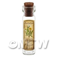 Dolls House Apothecary Dandelion Herb Long Colour Label And Bottle
