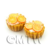 Dolls House Miniature Crystalised Orange Tart