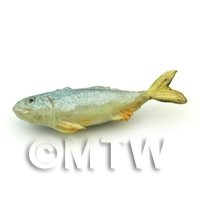 Dolls House Miniature Fish With A Blue Pearlescent Shimmer