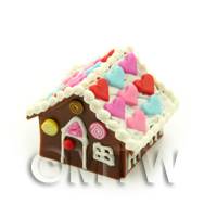Dolls House Miniature Heart Gingerbread House