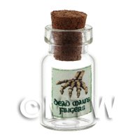 Dolls House Miniature Dead Mans Fingers Magic Storage Jar 