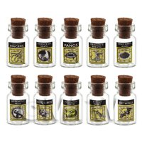 Set of 8 Glass Magic Witches Jars Set 3/7