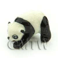 Dolls House Miniature Ceramic Standing Panda