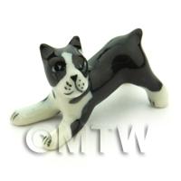Dolls House Miniature Ceramic Boxer Dog