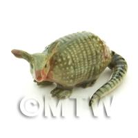 Dolls House Miniature Ceramic Armadillo Style 2