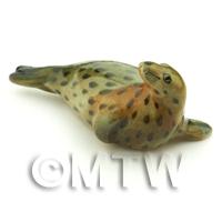 Dolls House Miniature Ceramic Baby Sea Lion Style 2