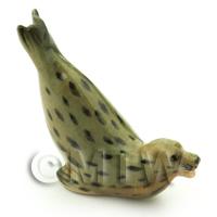 Dolls House Miniature Ceramic Baby Sea Lion Style 4