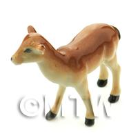 Dolls House Miniature Ceramic Doe Common Deer