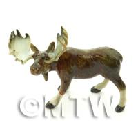 Dolls House Miniature Ceramic Moose Style 1