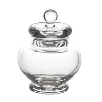 Medium Dolls House Miniature Glass Cookie Jar With Lid