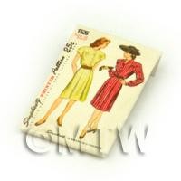 Dolls House Miniature Simplicity Dress Pattern Packet (DPP001)