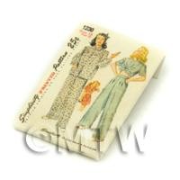 Dolls House Miniature Simplicity Dress Pattern Packet (DPP003)