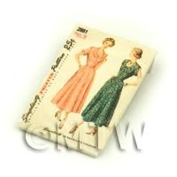 Dolls House Miniature Simplicity Dress Pattern Packet (DPP032)